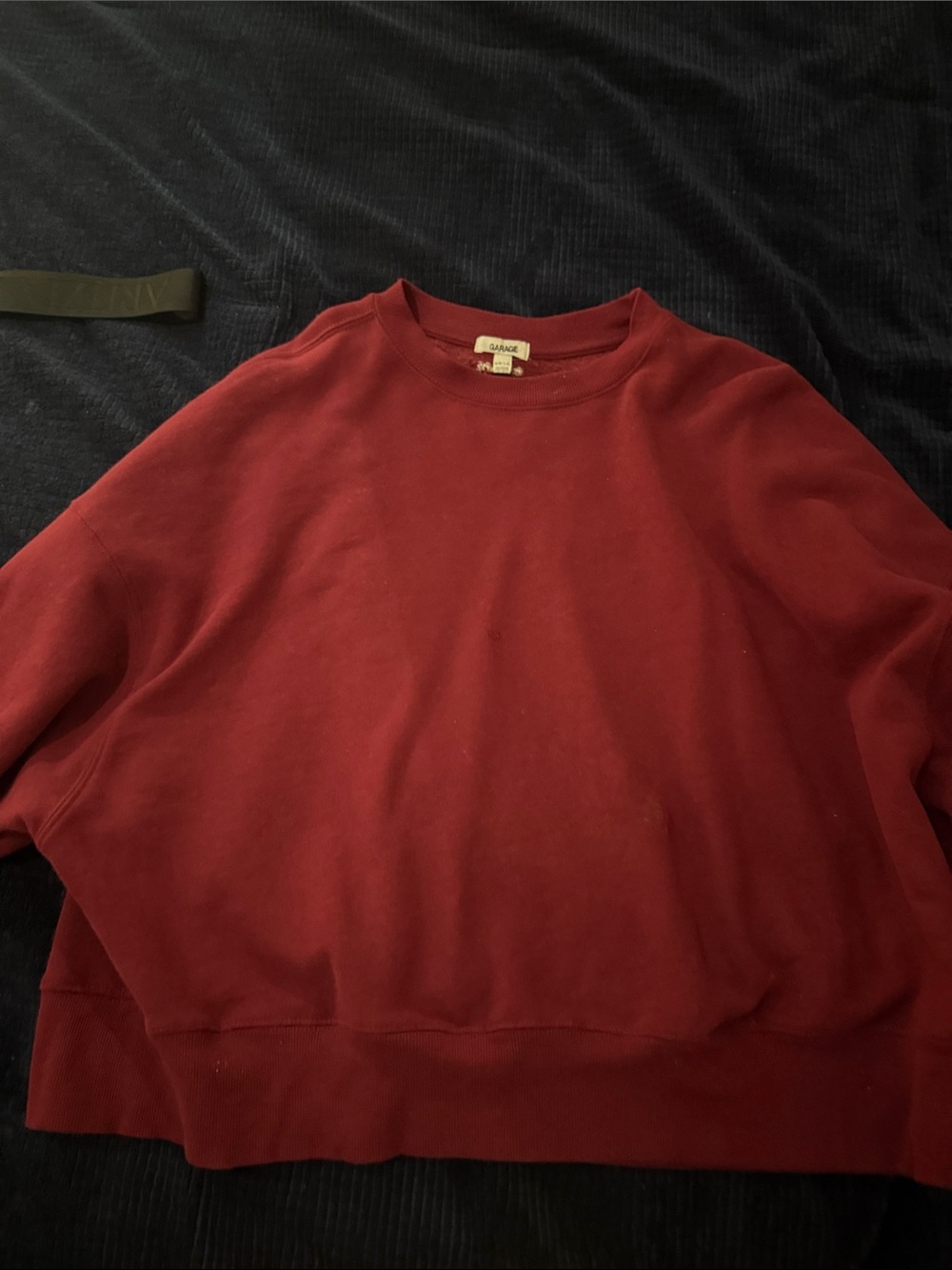 Garage women’s Crewneck Sweater -red